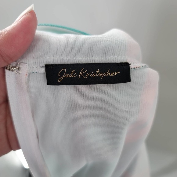 JODI Kristopher Striped Open Back Dress NWOT - Picture 4 of 6